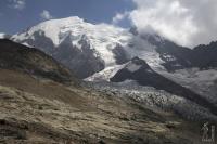 Above the glacier