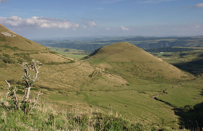 Sancy mountain wide view