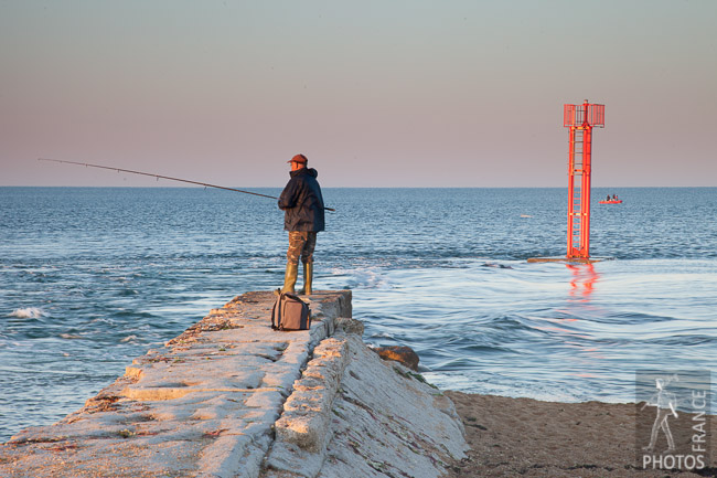 Fishing on the Etel sand bar