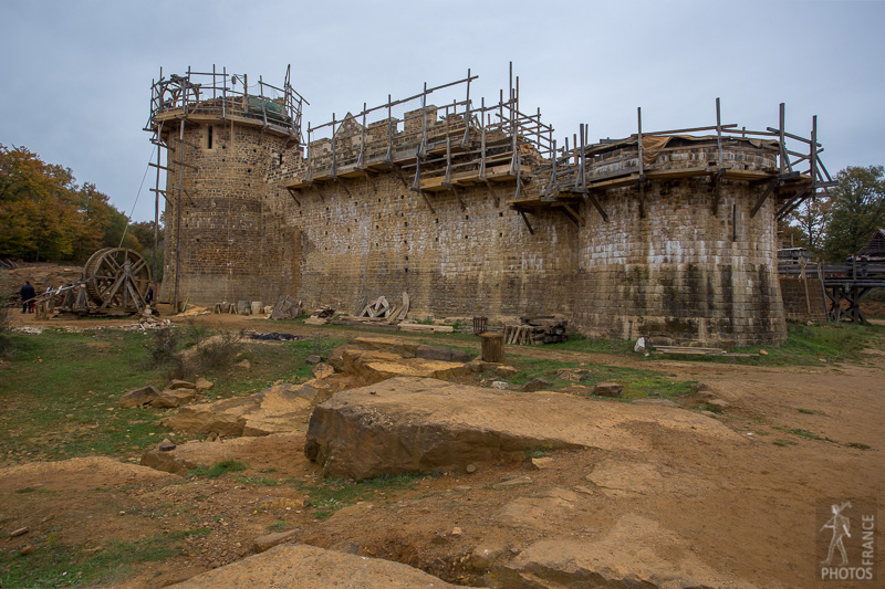 Castle and quarry