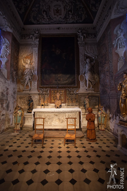 Inside the Saint Paul de Vence church