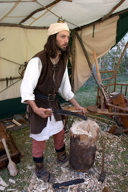 Medieval woodworker