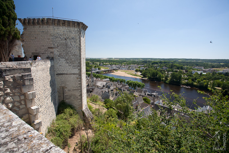 View on Chinon