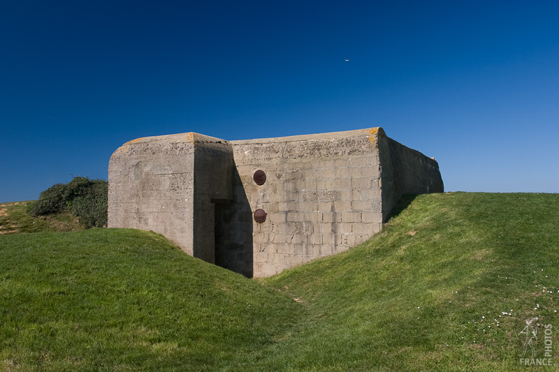 Blockhaus among the grass