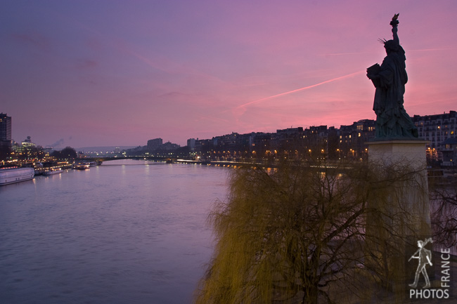 Statue of Liberty in pink