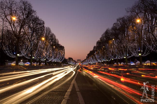 Champs Elysées at Christmas time