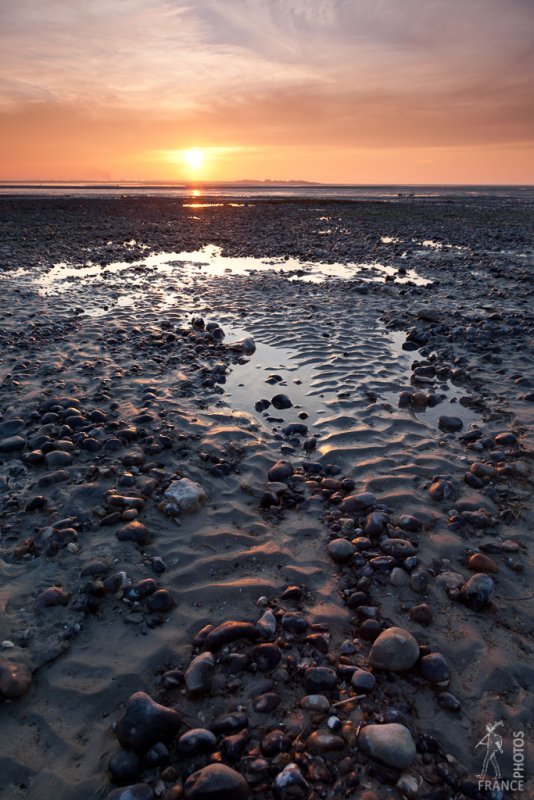 Pebbles and sand